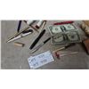 Image 3 : Assorted Pens, Currency, and Ephemera, Including Sheaffer Pen Box, US and Canadian Currency pool
