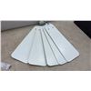 Image 6 : Hunter Type 2 Ceiling Fan, Model 27436-100, 1999, White with 5 Wood Grain Reversible Blades