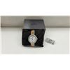 Image 1 : Bulova Women's Two-Tone Wristwatch, Model C417789, White Dial, Stainless Steel Bracelet, with Box