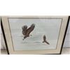 Image 6 : Tom Bendoni "The Bald Eagle and Osprey" Framed Signed Print, 20 × 24”