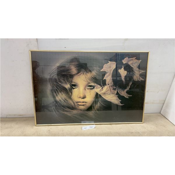 Framed "Miss Wong" Print by Vladimir Tretchikoff, Gold-Tone Frame, 23 × 35”