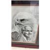 Image 5 : Sam Lu 1989” Spirit of the Eagle" Framed Limited Edition Native American and Bald Eagle Print