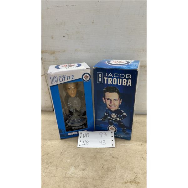 Bryan Little and Jacob Trouba Winnipeg Jets Bobbleheads
