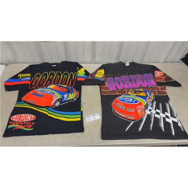 2 Unworn Jeff Gordon Racing Shirts size SM, and L