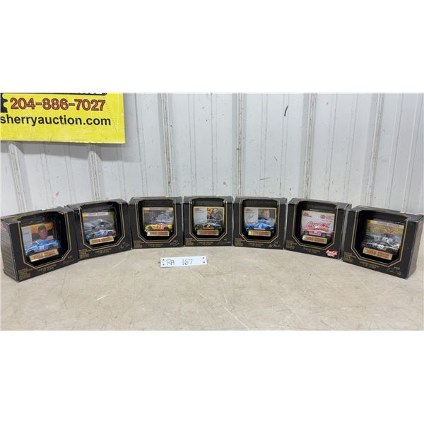 7 Racing Champions 1/64 Scale NASCAR Cars in boxes