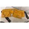 Image 2 : Tool lot: Leather Tool Belts, mechanics Stethoscope, Sockets, Gluing Clamps