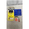 Image 4 : Tool lot: Leather Tool Belts, mechanics Stethoscope, Sockets, Gluing Clamps