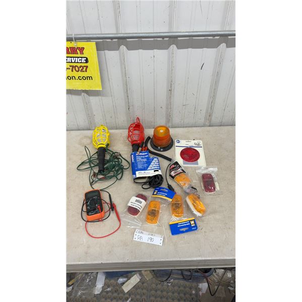 ACDelco Travel Drop Light, Multimeter, Amber Beacon, Clearance Lamps