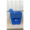 Image 2 : 9 Blue Rubber Tubs