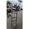 Image 2 : Aluminum Step Ladder, 4-Step, and Folding Work Platform