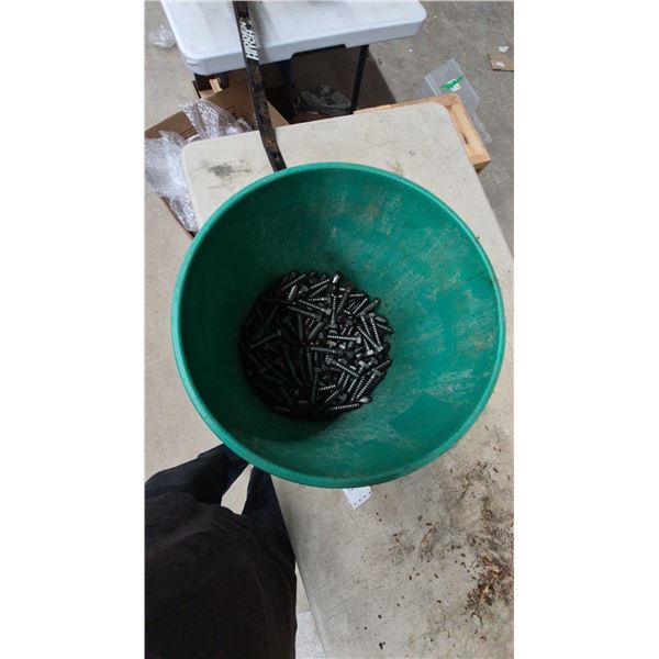 Large Lot of Hex Head Lag Screws, Approx. 2-1/2” Long, 2 Gallons