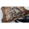 Image 4 : Assorted Rusty Hinges and 2 Hand Saws