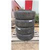 Image 1 : Set of 4 Goodyear Eagle GA M+S P205/60R15 Tires on Multi-Spoke Alloy 5 Bolt Rims