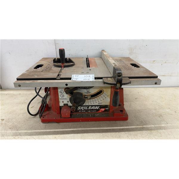 Skilsaw 10” Blade 15 Amp Table Saw, Blade Guard, and Rip Fence