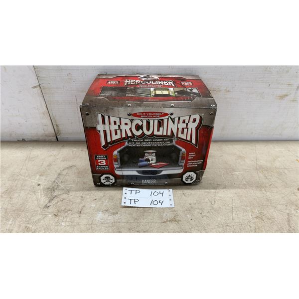 Herculiner Truck Bed Liner Kit, Model HCL1B8/HCL1G8, with Can, Roller, Brush, and Instructions
