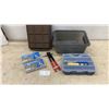 Image 1 : Rivet Tool, 2 Power Fist 150-Pc. Rivet and Nut Kits, Parts Organizer, and Storage Bin