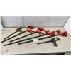 Image 1 : Lot of 6 Bar Clamps: 4 Task F300 24” Heavy Duty and 2 12” Quick Ratcheting