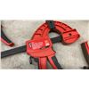 Image 3 : Lot of 6 Bar Clamps: 4 Task F300 24” Heavy Duty and 2 12” Quick Ratcheting