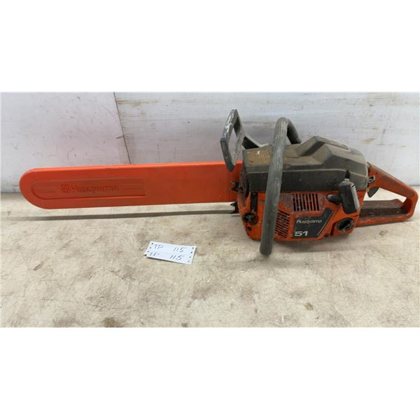 Husqvarna 51 Chainsaw (Has Compression)