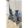 Image 5 : 4 Power Fist Jack Stands, 6 Ton (12,000 lb) Capacity, 15-1/8” to 23-7/8” Lift Range