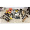 Image 1 : Assorted Hand Tools: Estwing Hammer, Milwaukee 25FT Magnetic Tape Measure
