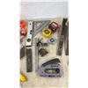Image 4 : Assorted Hand Tools: Estwing Hammer, Milwaukee 25FT Magnetic Tape Measure