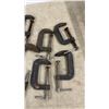 Image 2 : Assorted C-Clamps: Various Sizes