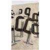 Image 3 : Assorted C-Clamps: Various Sizes