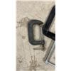 Image 5 : Assorted C-Clamps: Various Sizes