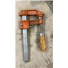 Image 2 : Assorted Clamps and Vises: Craftsman, Hobart 12”
