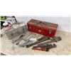 Image 1 : Mastercraft and Other Tool Boxes, Pipe Wrenches, and Assorted Wrenches and Sockets