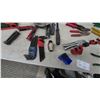 Image 4 : Assorted Hand Tools: Pipe Cutters, Pliers, Wrenches, and Pry Bars