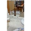 Image 3 : New Charm Pattern Dinnerware and Glassware Set for 6, With Plates, Bowls, Cups, Wine, Water