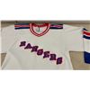 Image 2 : Vintage ARAM New York Rangers Replica Hockey Jersey with Diagonal Wordmark, 1970s-1980s, Sz Small