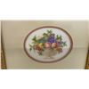 Image 3 : Three Framed Needlepoint Artworks, Fruit Baskets, Cherries, and Victorian Lady, Largest