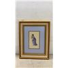 Image 7 : Three Framed Needlepoint Artworks, Fruit Baskets, Cherries, and Victorian Lady, Largest