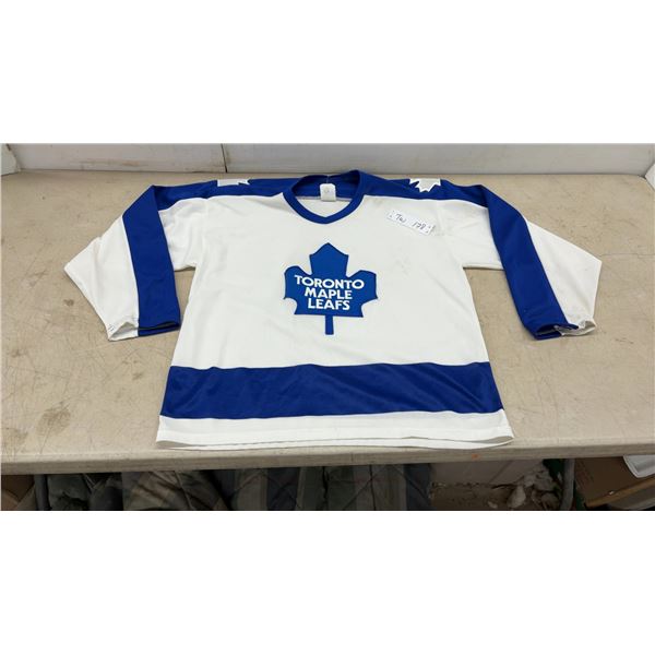 CCM Sport Maska Toronto Maple Leafs Hockey Jersey, 1983-1987, 100% Polyester, Men's Large
