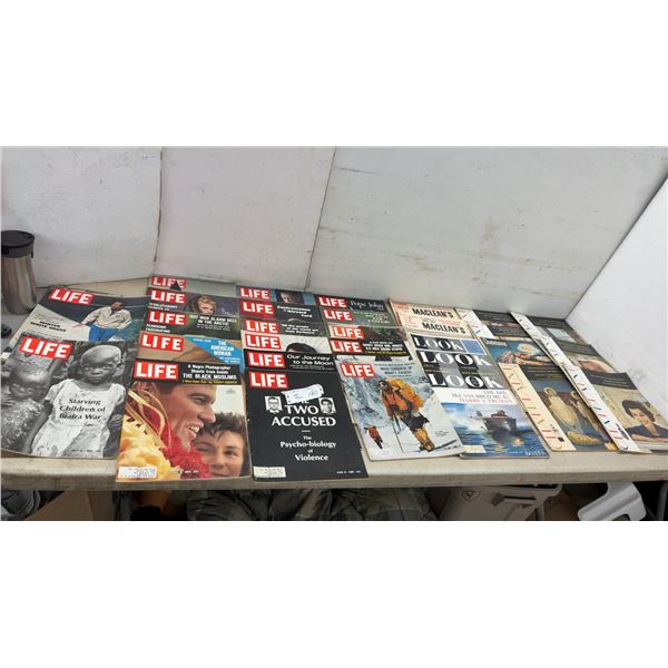 1960s Magazines, Life, Look, Maclean's, and Chatelaine 30