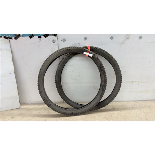 Pair of Kranked Mountain Bike Tires, 26” x 2.30”