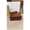 Image 5 : 3 Wood Crates, Metal Key Box, and Storage Box