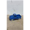 Image 7 : Tin Taxi, Die cast Aluminum car and Ceramic Blue Truck