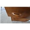 Image 5 : Mid-Century Modern 3-Drawer Dresser with Sculpted Pulls. 34”×40”×17.6”