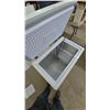 Image 5 : Danby Chest Freezer, Model DCF055A1WDB1, 2018, and Wire Basket. 33”×32”×20”