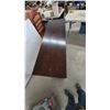 Image 3 : Dark Wood Sideboard with 4 Drawers, 2 Cabinets, and Wine Rack 54”×38”×18”