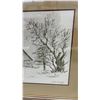 Image 4 : Franta Hlubucek 1971” Heritage" Homewood, Manitoba Framed Limited Edition Print 71/288, 18 × 24”