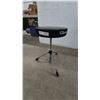 Image 2 : Gibraltar Drum Throne, Black Padded Seat, Chrome-Plated Double-Braced Tripod Base