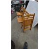 Image 3 : Three Wood Folding Chairs