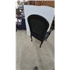 Image 5 : Black Faux Alligator Skin Armchair