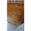 Image 4 : Art Deco Style 5-Drawer Chest of Drawers with Brass Pulls. 46”×30”×18”