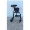 Image 5 : Evolution Nexus Rollator Walker with Padded Seat and Adjustable Handles